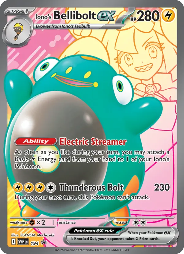 Iono's Bellibolt ex #194
