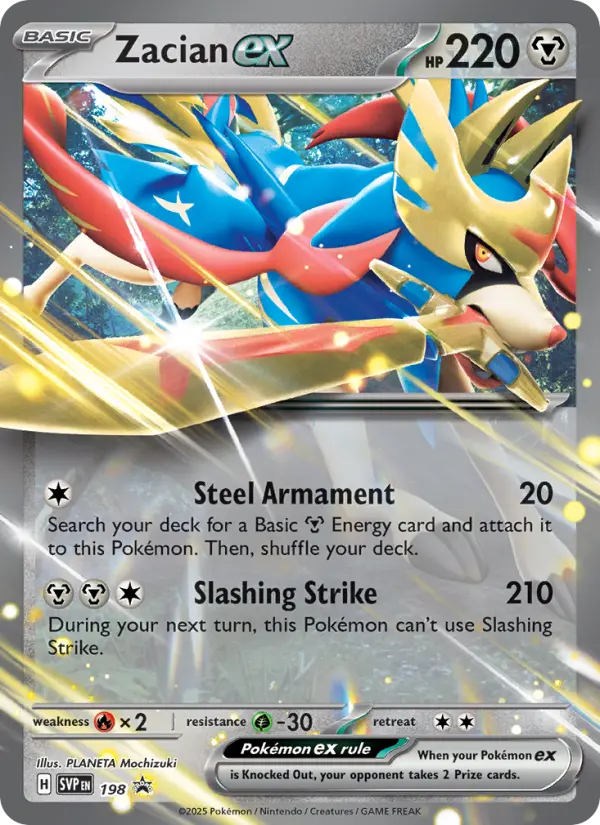 Zacian ex #198