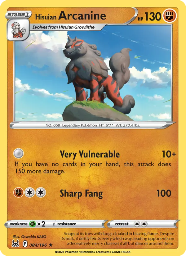 Hisuian Arcanine #084