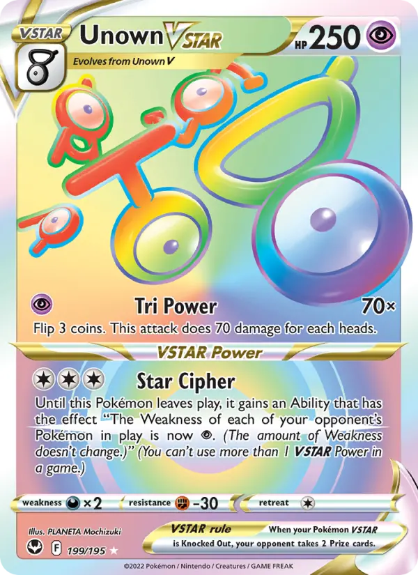 Unown VSTAR #199
