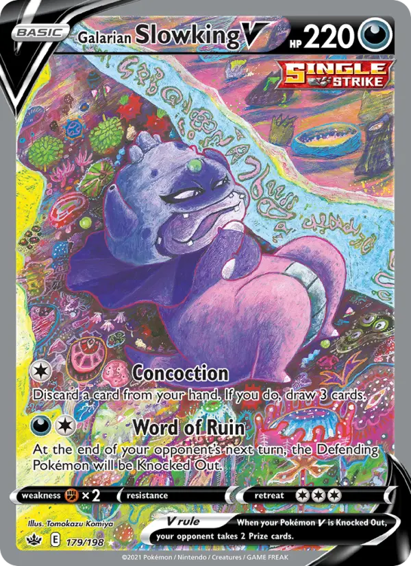 Galarian Slowking V #179