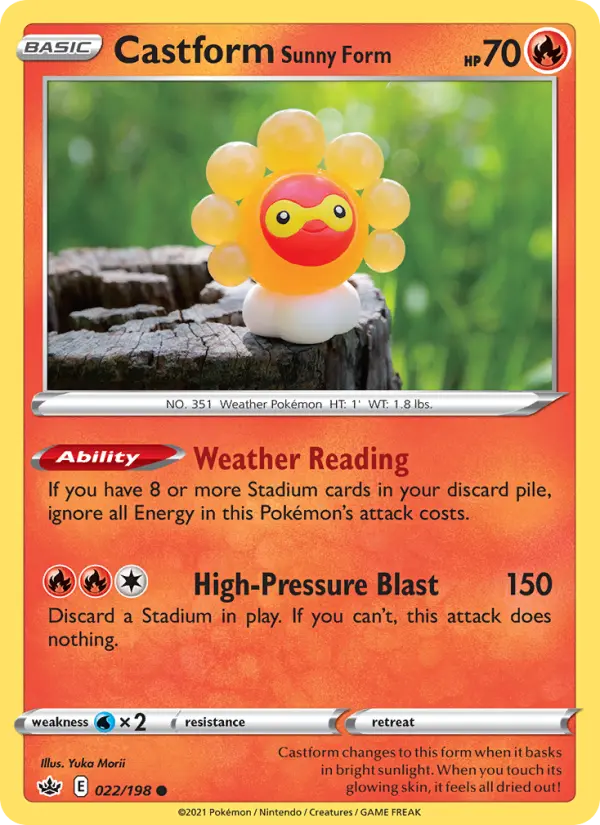 Castform Sunny Form #22