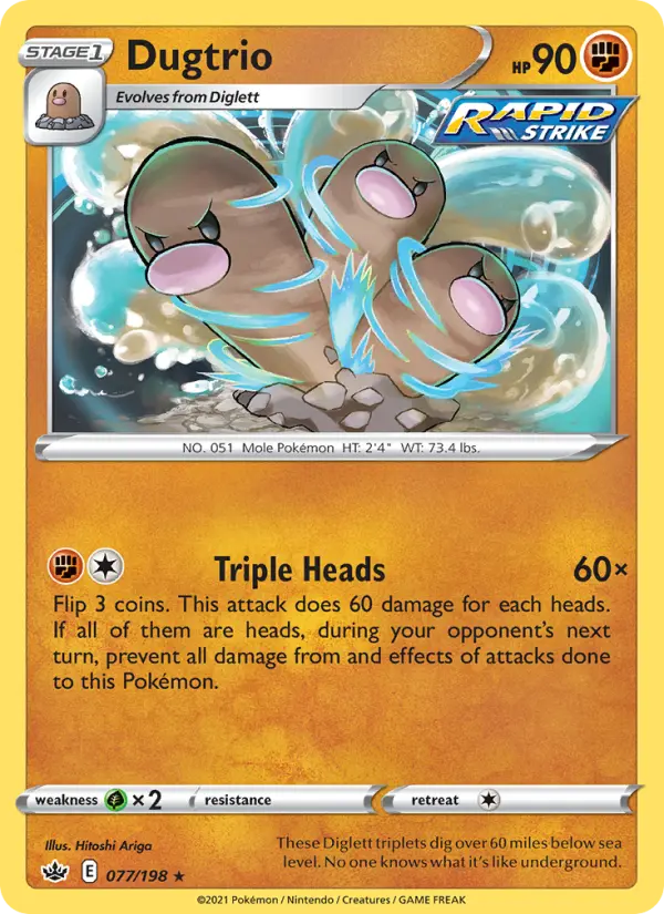 Dugtrio #77