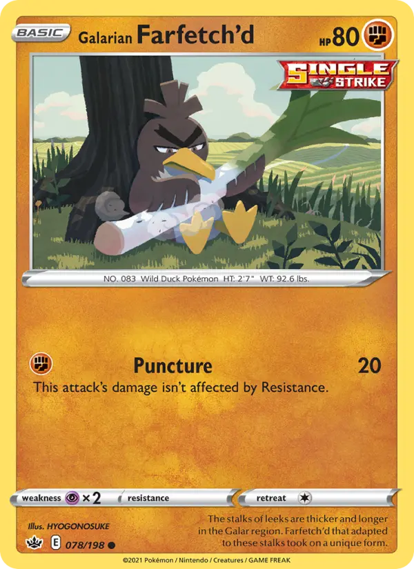 Galarian Farfetch'd #78