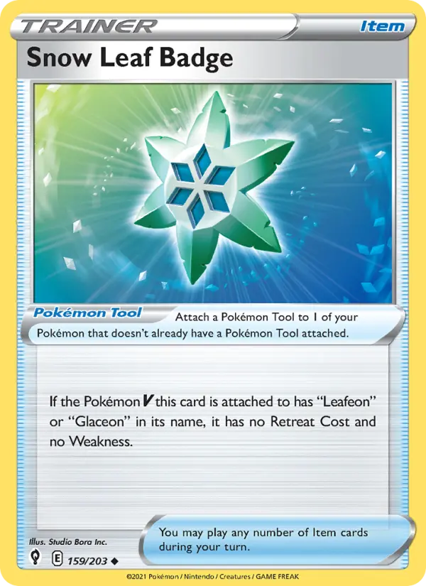 Snow Leaf Badge #159