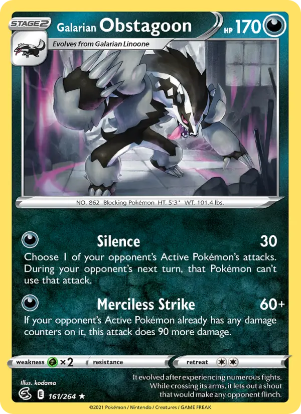 Galarian Obstagoon #161