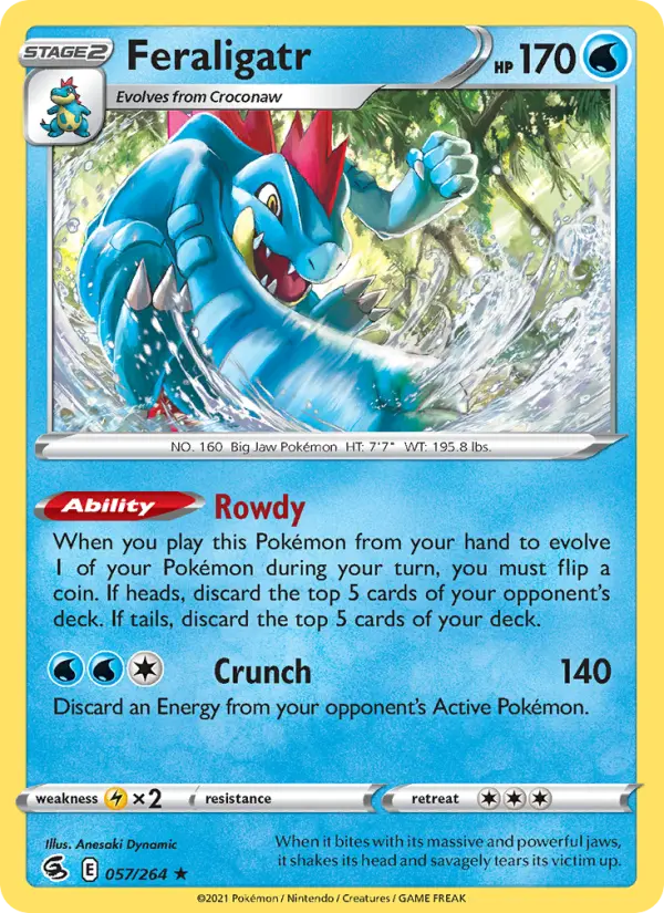 Feraligatr #57