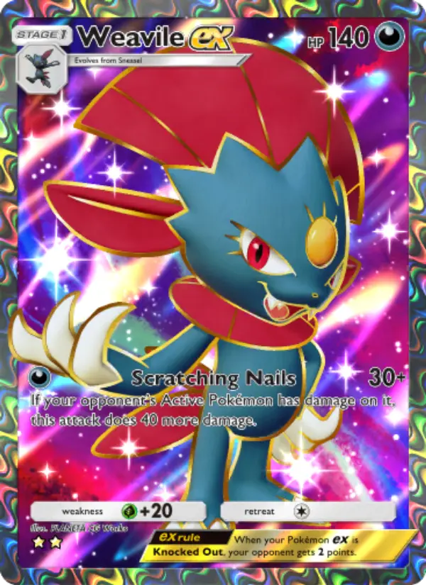 Weavile ex #186