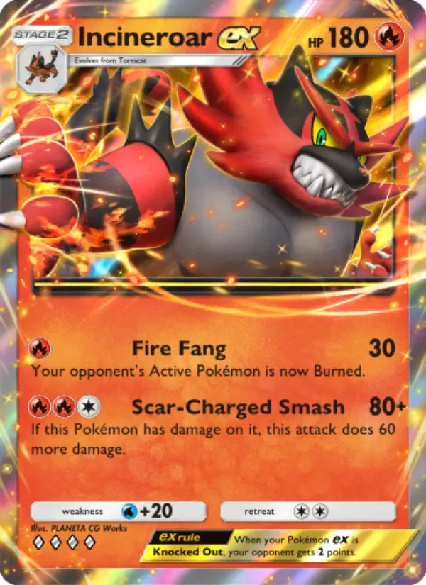 Incineroar ex #033