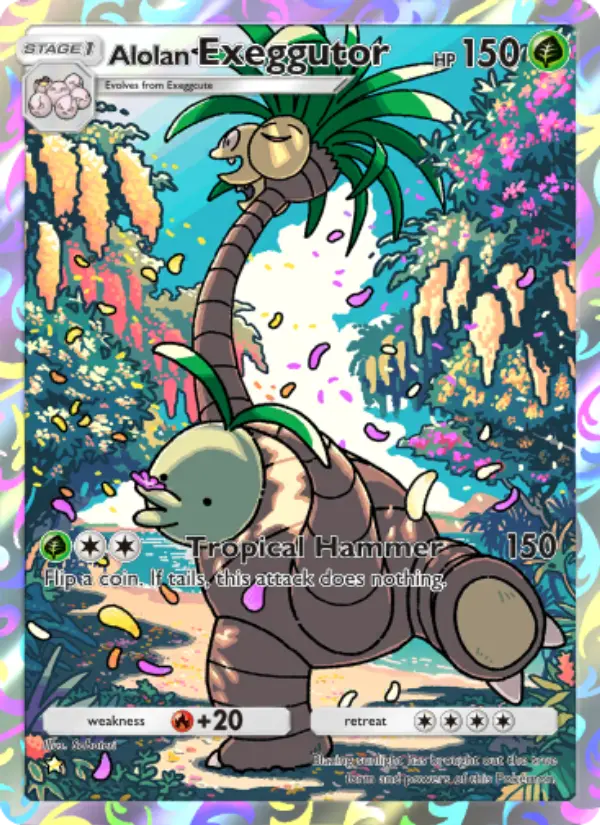 Alolan Exeggutor #156