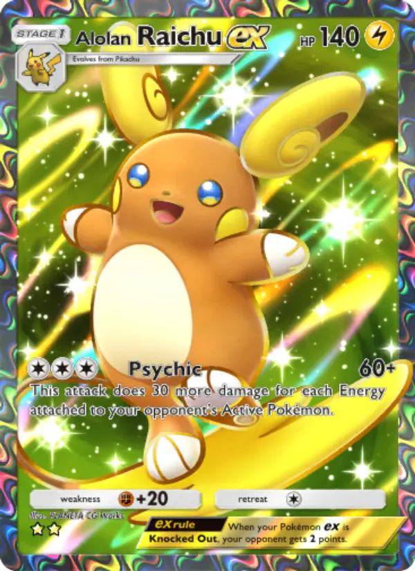 Alolan Raichu ex #185