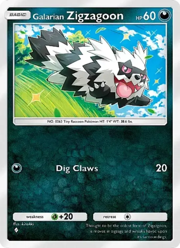 Galarian Zigzagoon #098