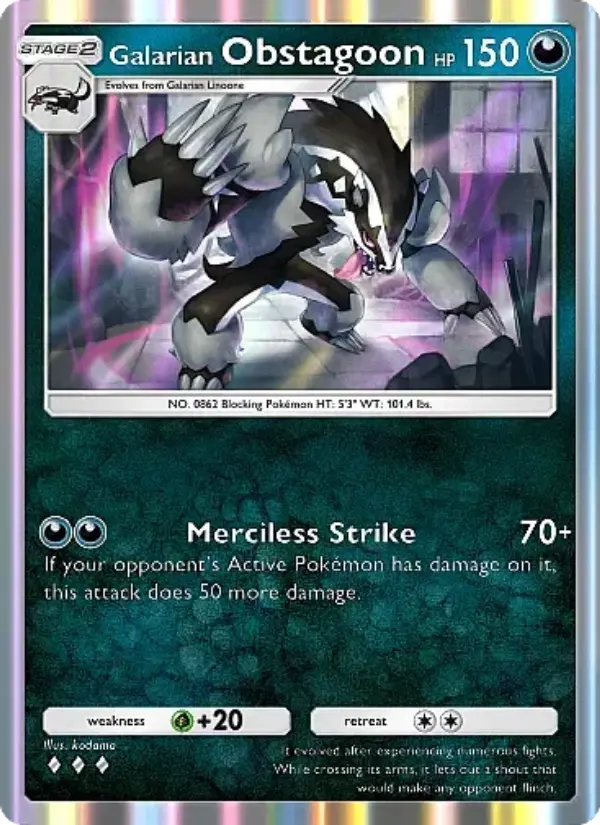 Galarian Obstagoon #100