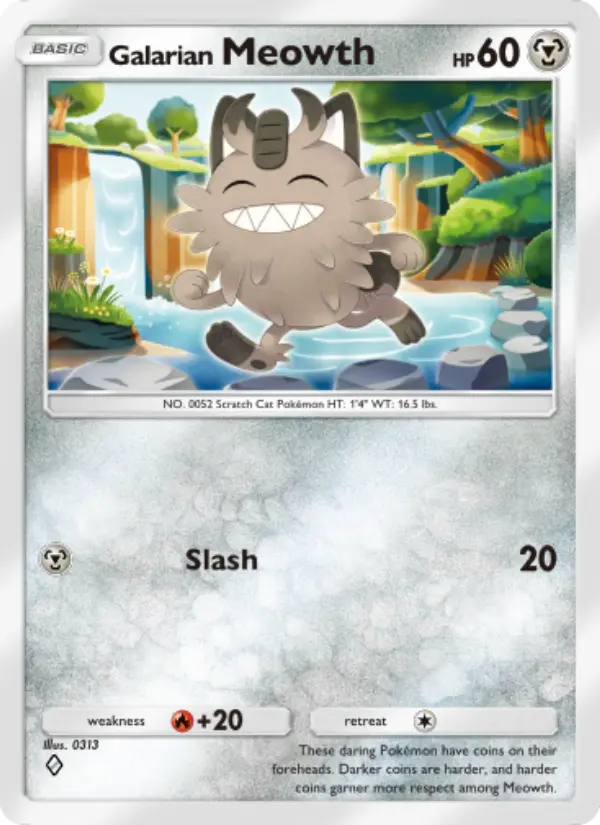 Galarian Meowth #110