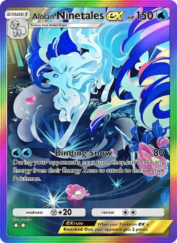 Alolan Ninetales ex #196